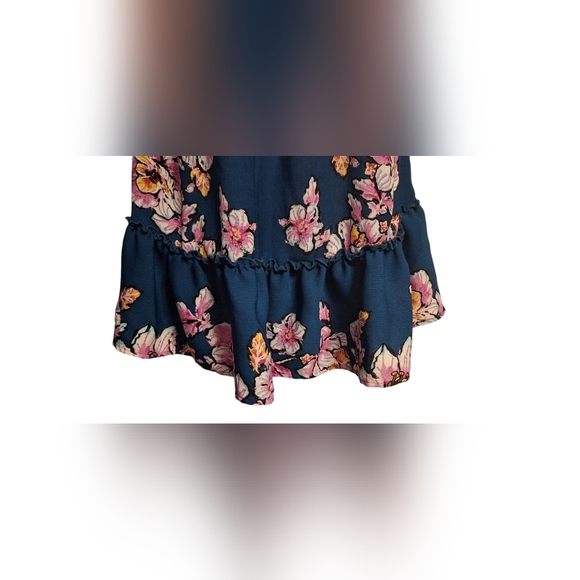 Signature I Studio Sz L Blouse Office Casual Business Floral - Picture 5 of 5